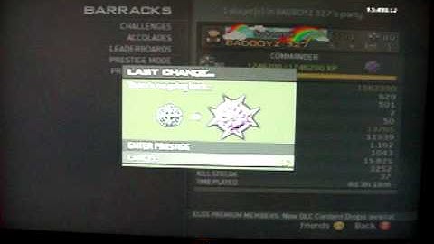 MW3 Entering 4th Prestige