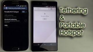 Tethering & Portable Hotspot (USB, Bluetooth & Wi-Fi)
Twitter: https://twitter.com/ITVraag
Facebook: http://www.facebook.com/itvraag
Instructions on how to set up tethering and portable hotspot using USB, Bluetooth and Wi-Fi.
*** Had to repost this video, due to copyright issues. *** Tethering & Portable Hotspot (USB, Bluetooth & Wi-Fi)