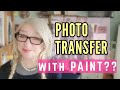 Print your INKJET PHOTO on ANY SURFACE with inexpensive acrylic paints