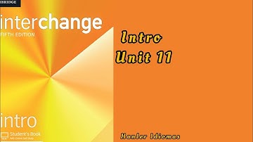 I AM GOING TO HAVE A PARTY- INTERCHANGE INTRO 5TH EDITION UNIT 11 AUDIO PROGRAM