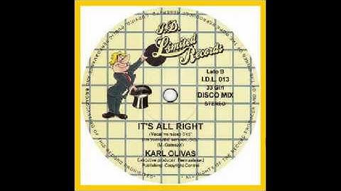 Thumbnail of Karl Olivas - It's All Right (1986)