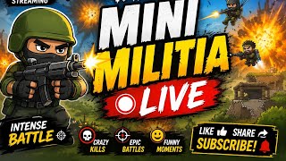 🔴 MINI MILITIA LIVE 🔥 Intense Battle Gameplay | Tamil Live Stream 🎮💥
