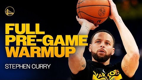 Stephen Curry’s FULL Warmup Routine is Art