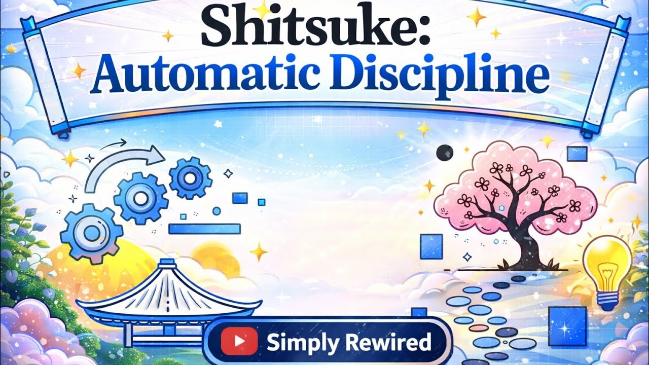 Shitsuke: Designing the Architecture of Automatic Discipline | Simply Rewired