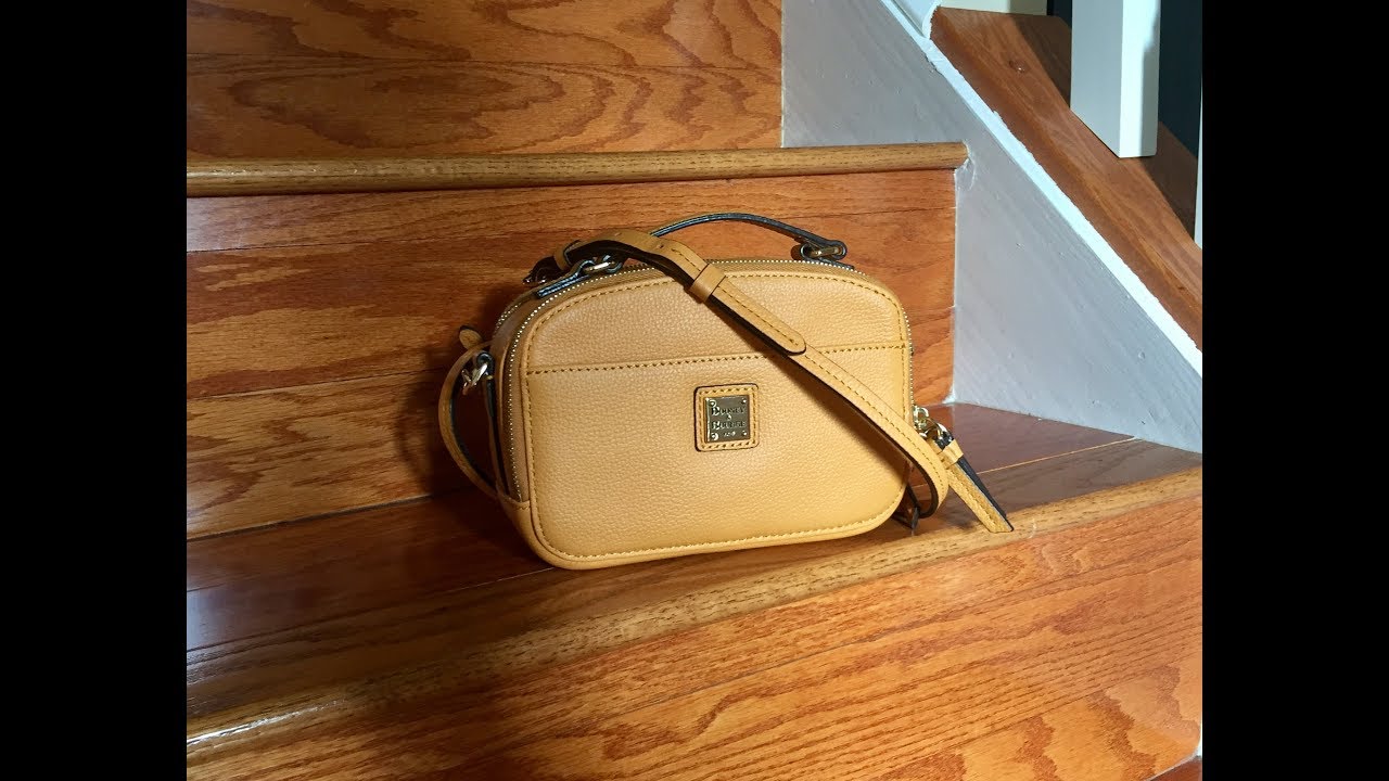 Dooney & Bourke Belvedere Leather Crossbody Handbag on QVC 