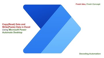 Copy Paste Excel Data using Microsoft Power Automate Desktop I Robotic Process Automation I Flows