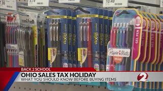 What you should know before the Ohio Sales Tax Holiday