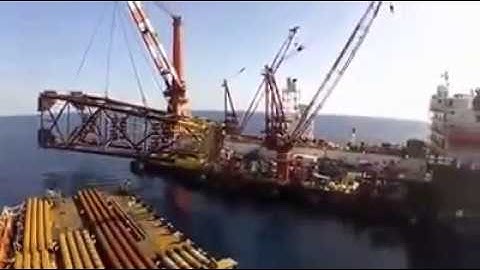 oil platform simulator | concepts of fixed offshore platform deck and jacket - 3