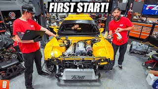 Building and Heavily Modifying a 1989 Nissan Skyline R32 GTS-T - Part 16: FIRST START!