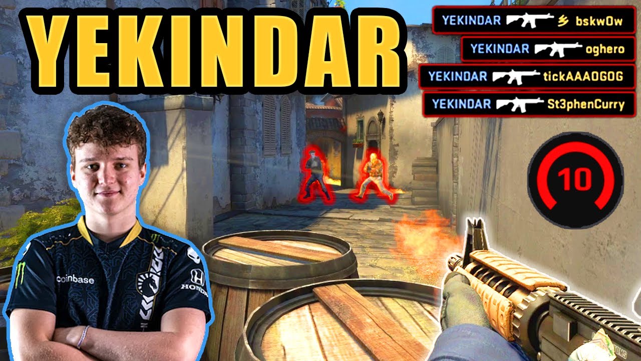 YEKINDAR w/ nitr0 FACEIT Inferno POV Highlights 4K SPRAY CONTROL