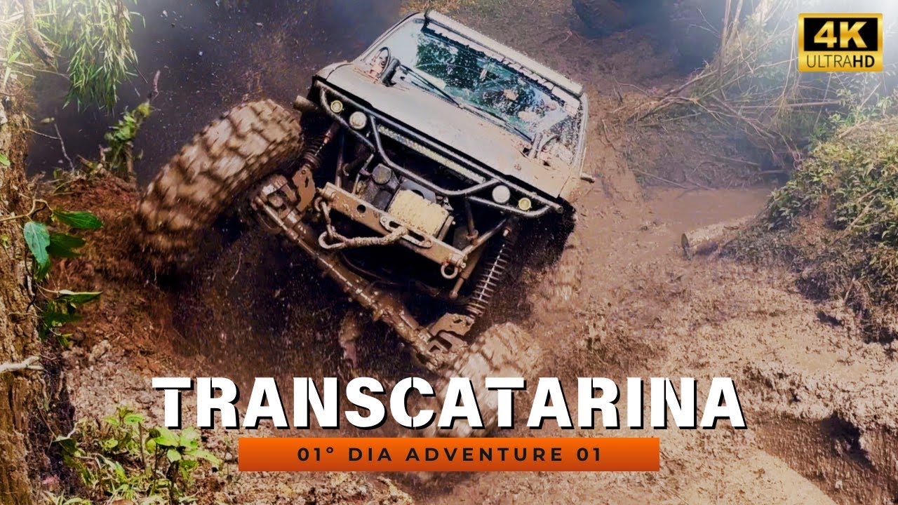 Transcatarina 1ª Dia/ Só Obstáculos Pesados na trilha #offroad #4x4 #mud #trilha