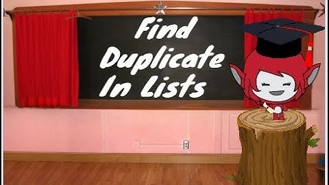 Scratch Tutorial | Find Duplicate In Lists | scratch how to find duplicate between 2 lists