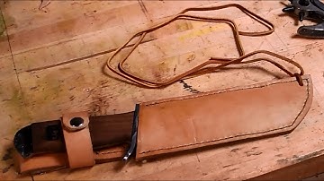 GPW 55 - DIY Leather Sheath for the DIY File Knife Part 4 of 4