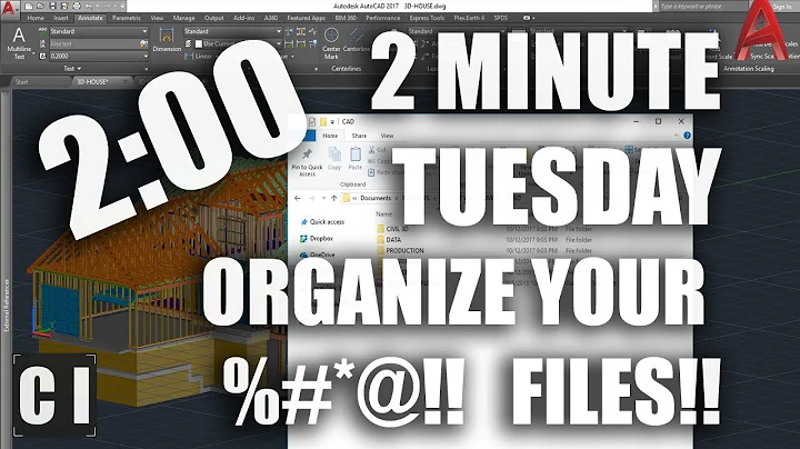 How to Keep your Folders and Files Organized! - 2 Minute Tuesday