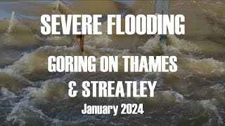 Flooding at Goring & Streatley   HD 1080p