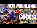 🌋*NEW MAINLAND* WIZARD ALCHEMY CODES! NEW EXPLORATION AREA UPDATE CODES FOR WIZARD ALCHEMY ON ROBLOX