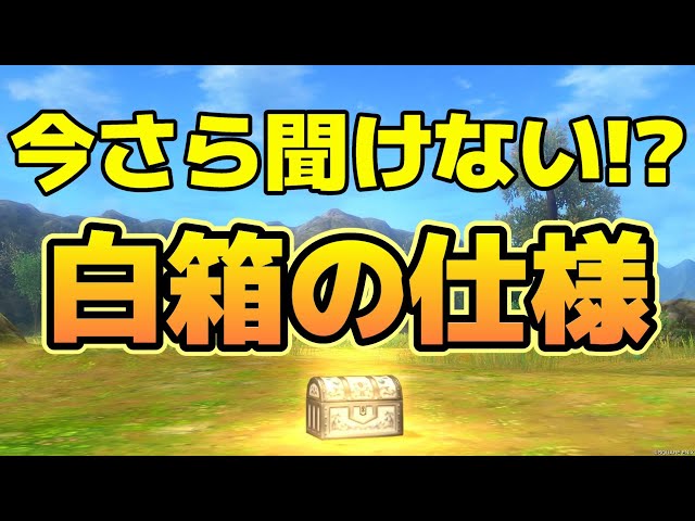 ドラクエ10】白箱を理解したい人は要確認！仕様から狙うべき装備までを