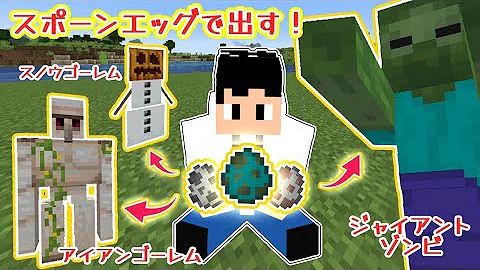 マイクラコマンドで豪邸を召喚するスポーンエッグ