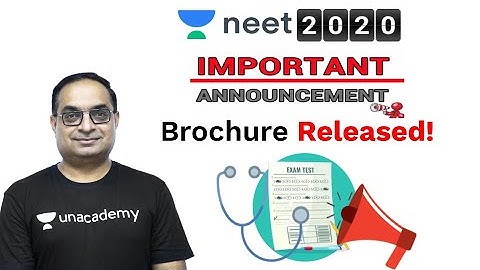 NEET 2020 Official Announcement | NEET 2020 Latest News | How to Fill NEET Form | Unacademy NEET