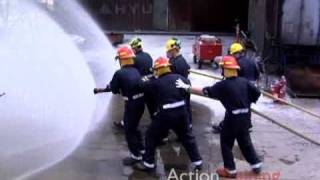 Industrial Fire Brigades: Hoselines and Master Streams from Action Training Systems
