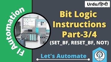 Bit Logic Instructions Part 3/4 | SET_BF in TIA | RESET_BF in TIA | PLC Programming