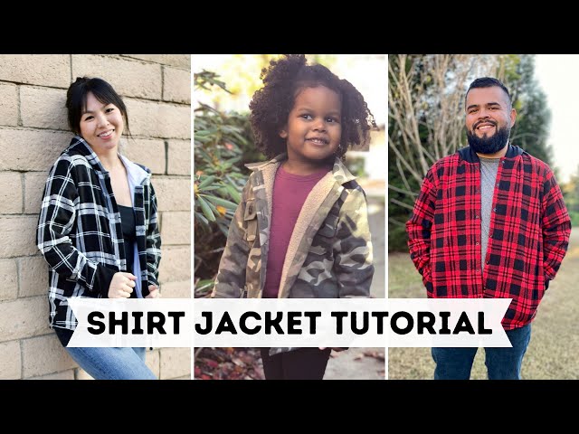 DIY Shirt Jacket | Shacket Tutorial - YouTube