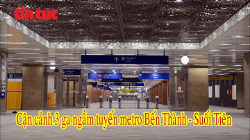 Cận cảnh 3 ga ngầm tuyến Metro số 1 sẵn sàng đưa vào khai thác thương mại ngày 22/12 | Báo Tin tức