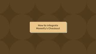 How to integrate Monnify's checkout