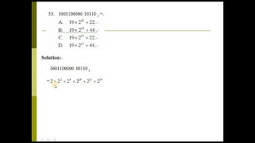 2019 HKDSE Maths Core Paper II Q33, Binary Sysytem (二進制數)