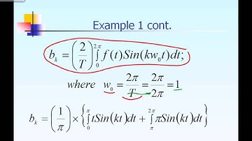 Lecture 3: Continuous Fourier Series Example 1 Part 1 of 2