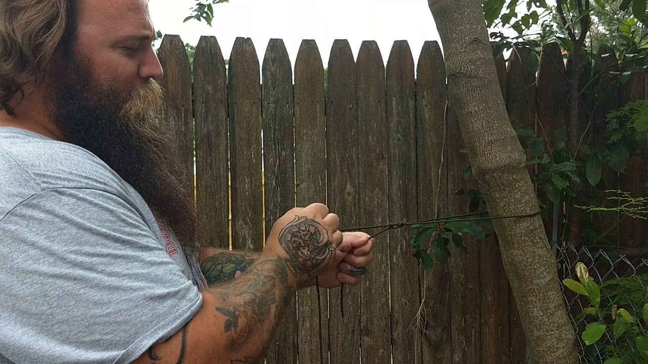 Bushcraft knot Joe knot! YouTube