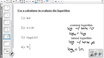 Logarithms and Logarithmic Functions (7.3 day 1) Algebra II