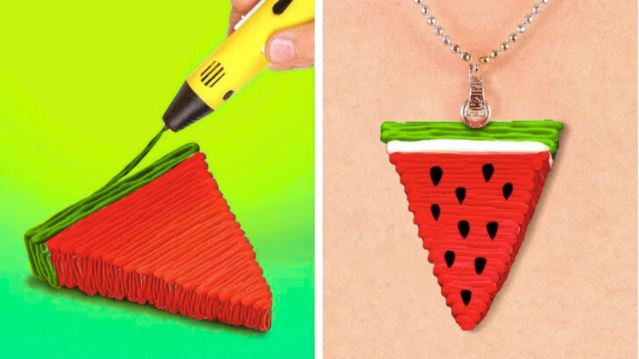 COOL 3D PEN AND HOT GLUE CRAFTS || || Homemade Ideas with 3D PEN And ...