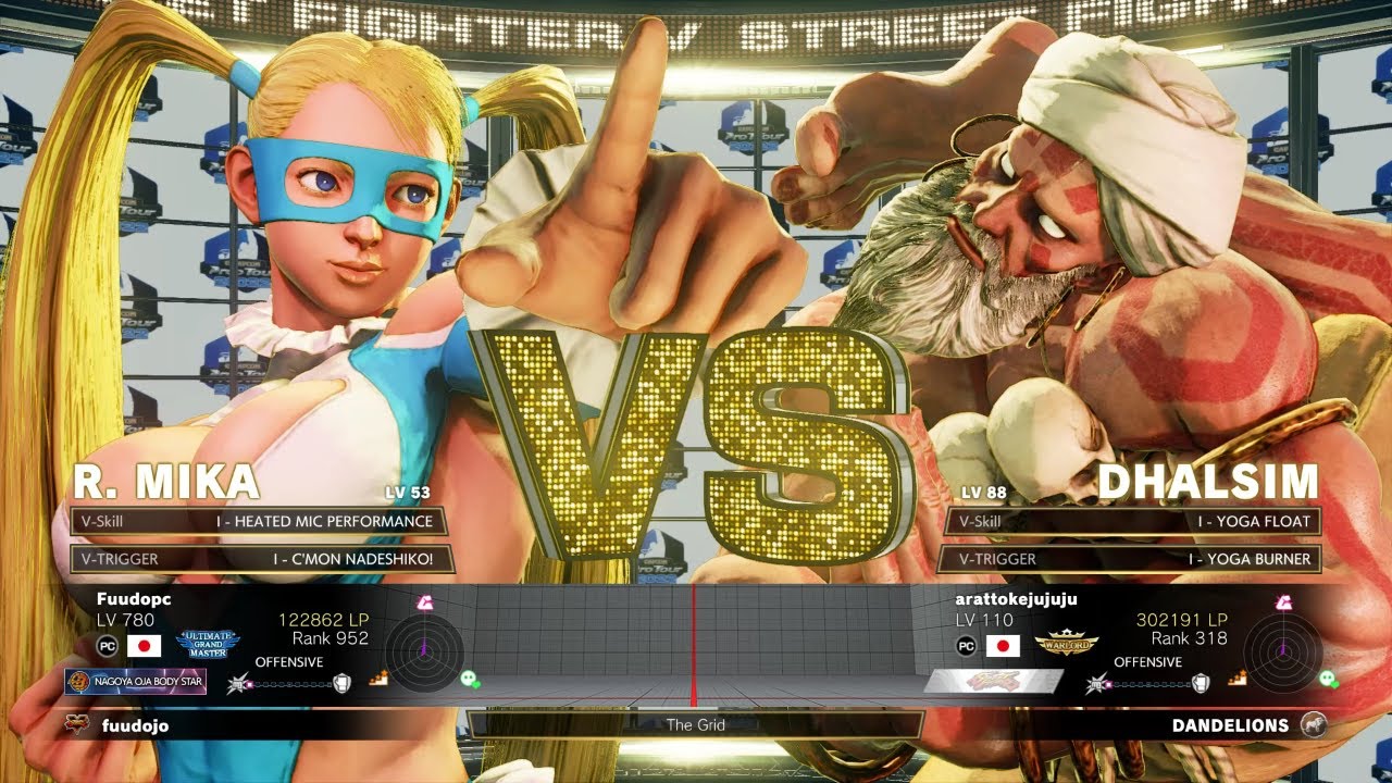 SV5 Champion Edition 🔥 Fuudo (R.Mika) Vs Dandelions (Dhalsim) 🔥 Online Match's 10-09-20222