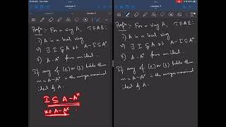 Commutative Algebra Lecture 2: Local Rings and Some Special Ideals