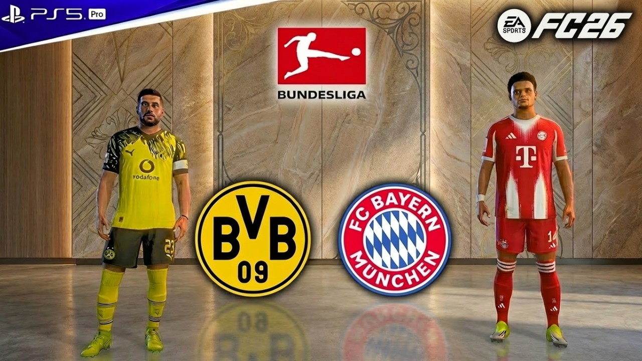 FC 26 – Dortmund vs Bayern Munich | Bundesliga 2026 | Nico Schlotterbeck vs Luis Díaz Epic Showdown