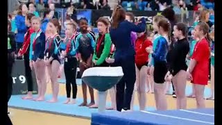 Ireland gymnastic official who ignored a black girl at a medal ceremony   exposed