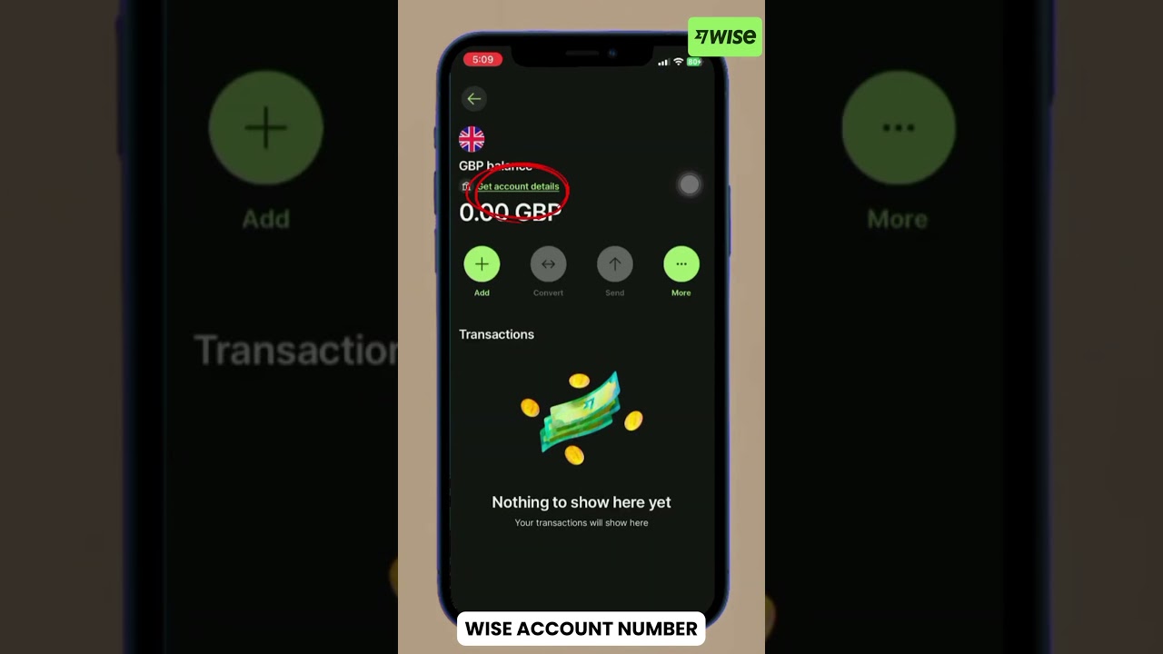 How To Find Your WISE ACCOUNT NUMBER.