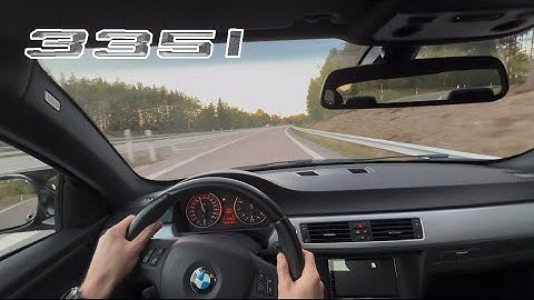 BMW 335I E92 FUN EVENING POV DRIVE STAGE 2+ 4K