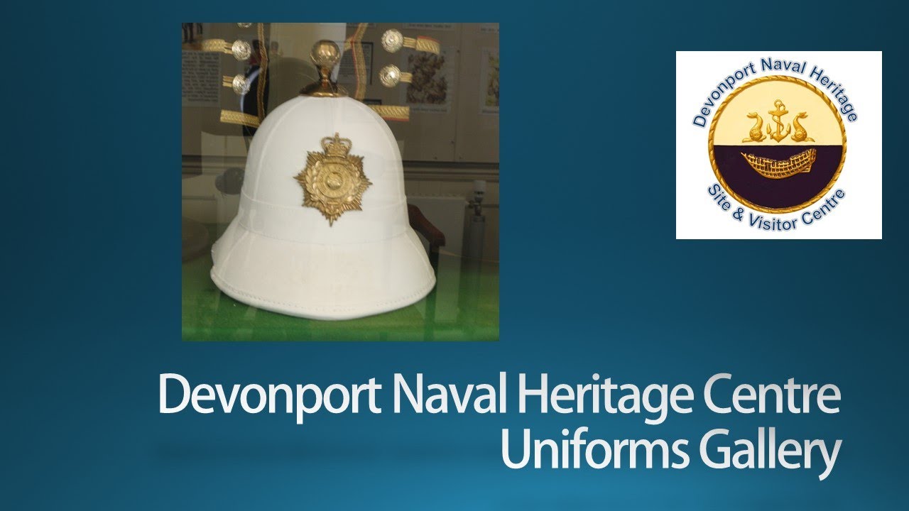 The Uniforms Gallery at the  Devonport Naval Heritage Centre, Plymouth (UK)