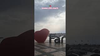 I Love Faro sign by the Marina | Letreiro Eu Amo Faro na Marina de Faro