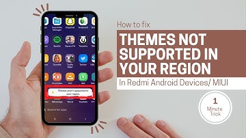 How to fix Themes not supported in your region in Redmi Devices || Themes not supported fix in 1 min