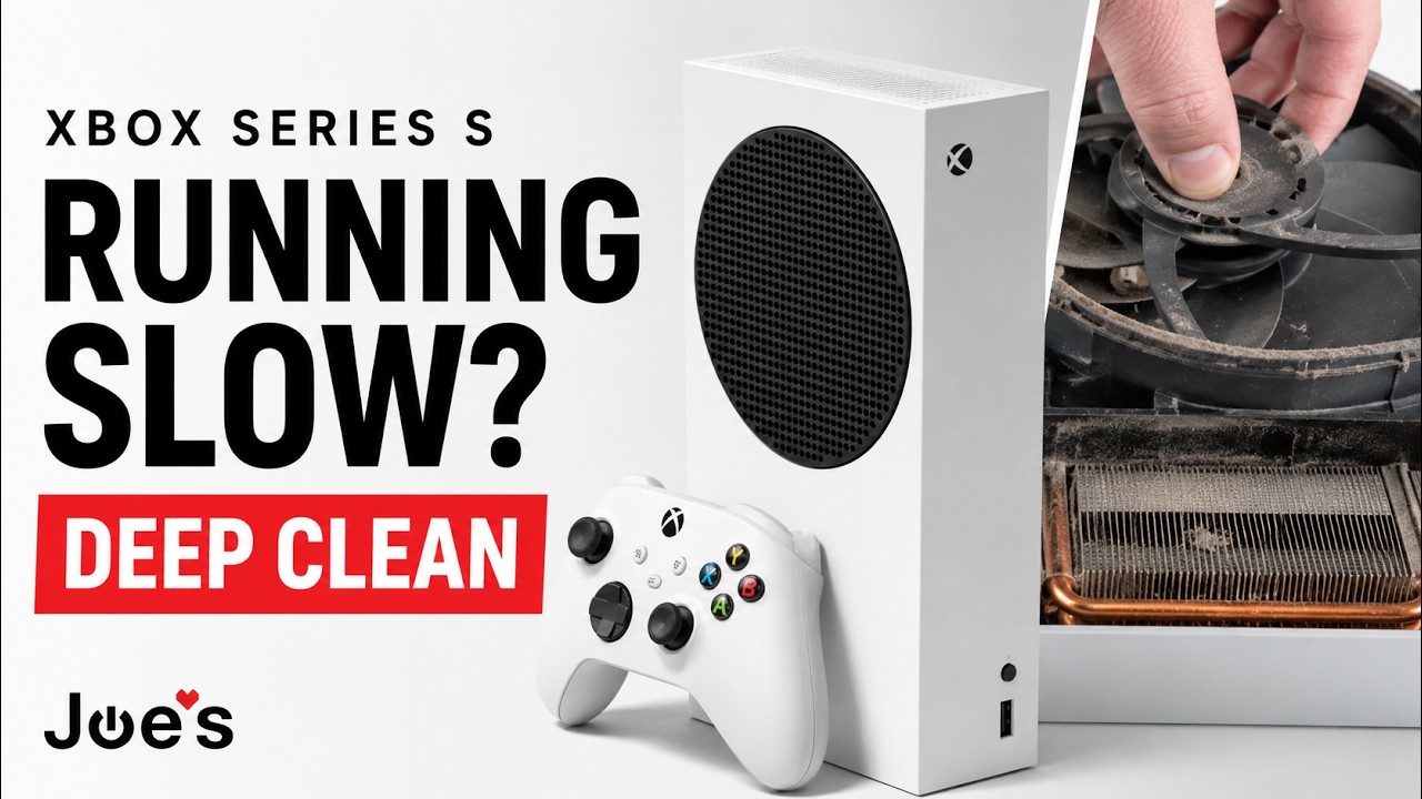 Xbox Series S Running Slow? Deep Clean & Thermal Paste Replacement