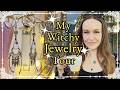 ✨ Witchy JEWELRY Favorites & Origin Stories ✨ Collection Tour ✨ Crystals, gifts & more