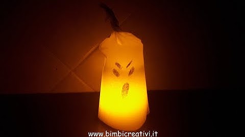 HALLOWEEN: LANTERNA FANTASMA IN MENO DI 2 MINUTI / BIMBI CREATIVI
