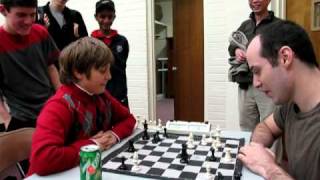 IM Greg Shahade vs 10 year old chess master