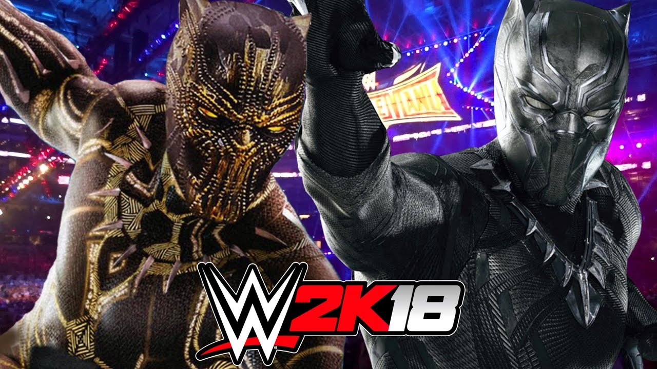 BLACK PANTHER vs KILLMONGER | WWE 2K18 Gameplay