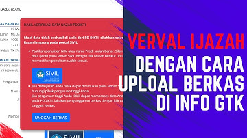 Cara Verval Ijazah Dengan Upload Berkas di Info GTK