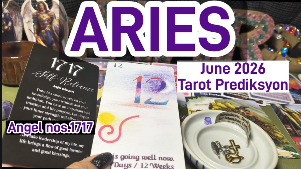 ARIES JUNE 2026 TAROT PREDIKSYON: ANG MAARING MAGANAP BASE SA CHARM AT TAROT SA PAGIBIG AT KARERA