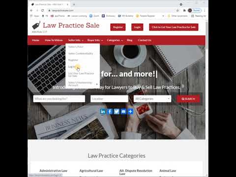 How To Login  - Selling a Law Firm